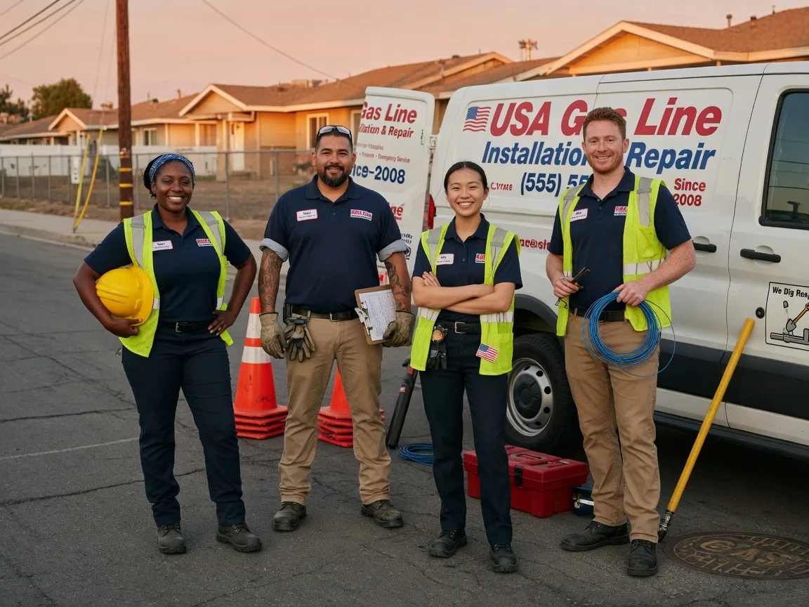 Gas Line Installation company in Comins, MI
